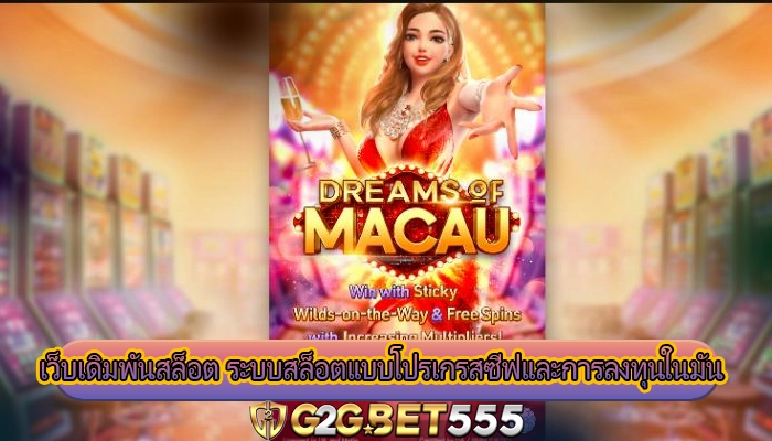 เว็บเดิมพันสล็อต ระบบสล็อตแบบโปรเกรสซีฟและการลงทุนในมัน